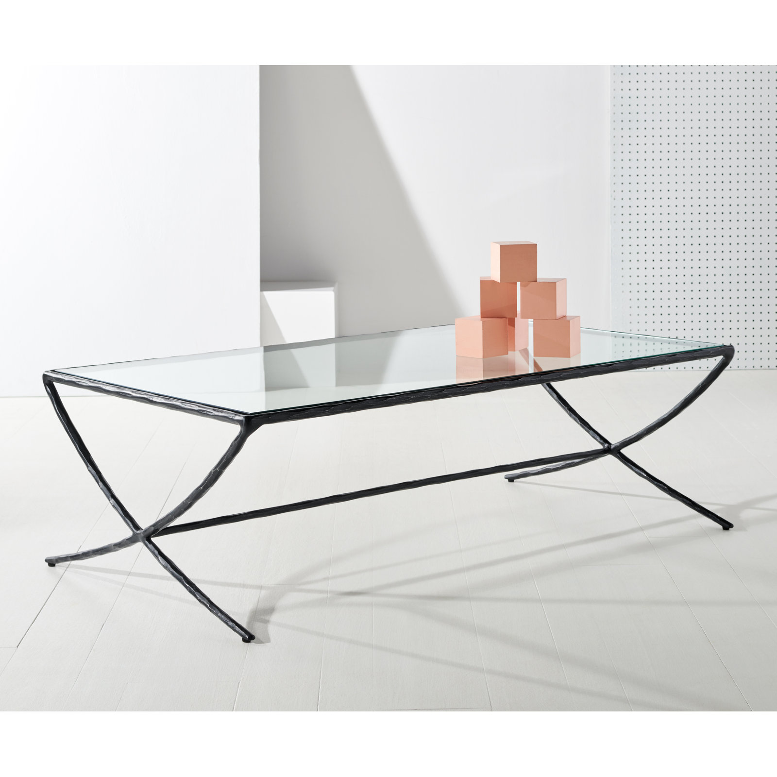 Evelynn 48" Coffee Table, Black