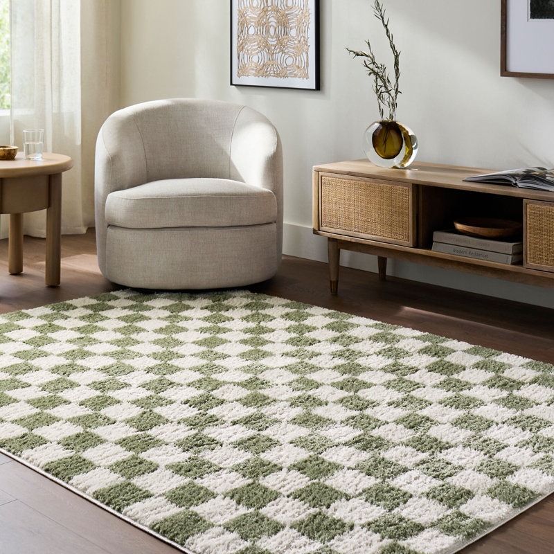 Rectangle Geometric Washable Area Rug, Rectangle 200 x 275cm