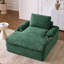 Upholstered Boneless Sleeper Sofa Bed Chaise Lounge With Cup Holders For Small Spaces-1511928792