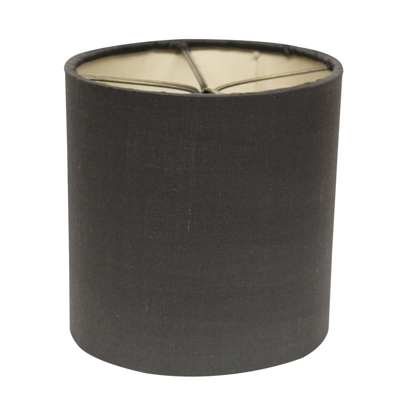 Graphite avec doublure naturelle, ensemble de 6 abat-jours cylindriques, H 6 po x l 6 po x P 6 po