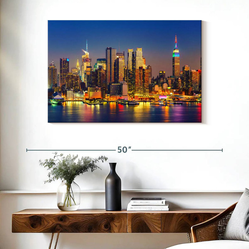 Lumières lumineuses Kavia Manhattan, H 26 po x l 39 po