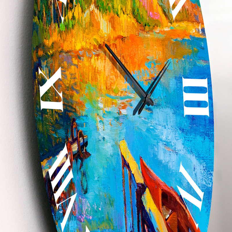 Horloge murale Sunset Lake, Petit