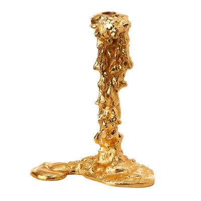 Alfrida Drip Candle Holder Gold L