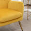 Fauteuil d'appoint capitonné à boutons