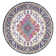 Lathan Bohemian FLAIR Boho Vintage Medallion Blue/Multi Rug
