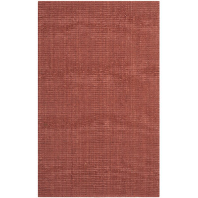 Alda Natural Fiber Hand Woven Jute Solid Color Rug