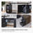 63" L Shaped Office Executive Standing Desk with File Cabinet-1702143331