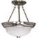 Dahodwala Glass Semi Flush Mount