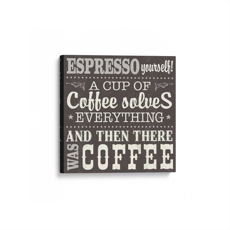 «Coffee Lovers» par Pela Studio, reproduction d'art, 12 W x 12 H, Does Not Apply, Unframed Canvas