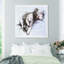 «Animals Sleeping Pitbull Dogs and Puppies», reproduction d'impression sur toile-731034387-731037174