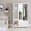 Maryhannah 3 Door Manufactured Wood Wardrobe-928981255