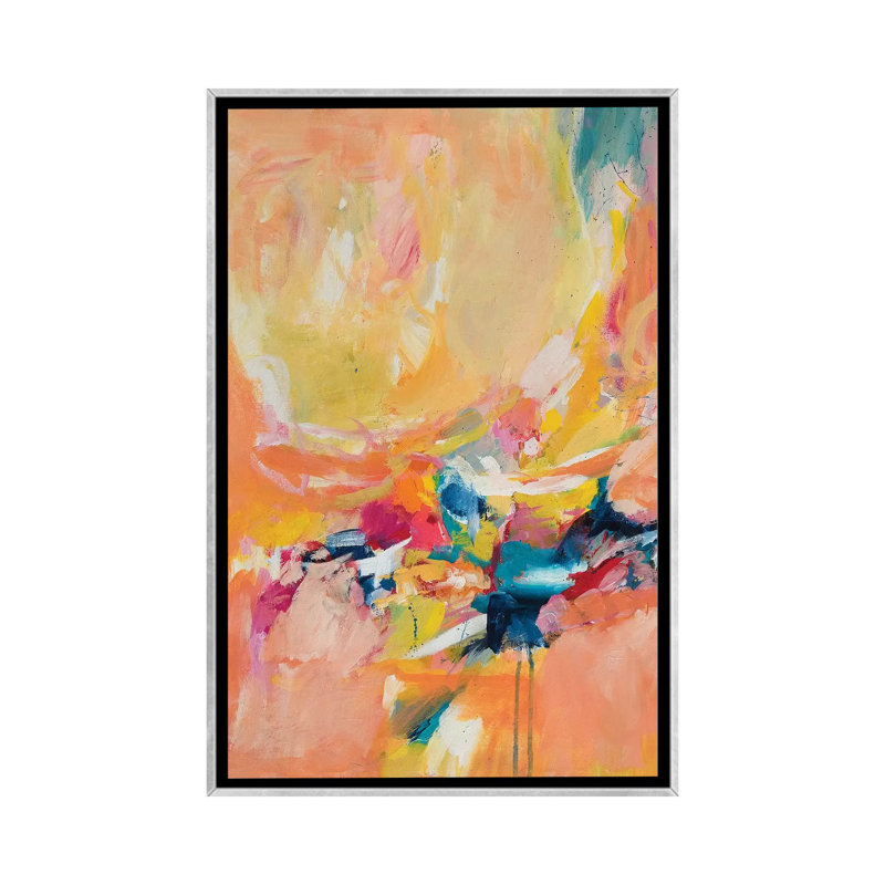 "Point of View" par Amira Rahim, reproduction d’art, Toile avec cadre argenté, Pas de tapis, H 60 po x l 40po x P 1,5 po
