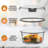 Alisynn 35oz. Glass Food Storage Container-1531331620