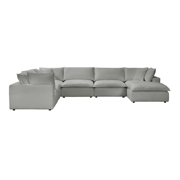Ellaria 7 - Piece Modular Upholstered Reversible U-Sectional