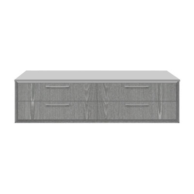 Gemelli 48" W x 12" H x 22" D Wall Mounted Bathroom Cabinet