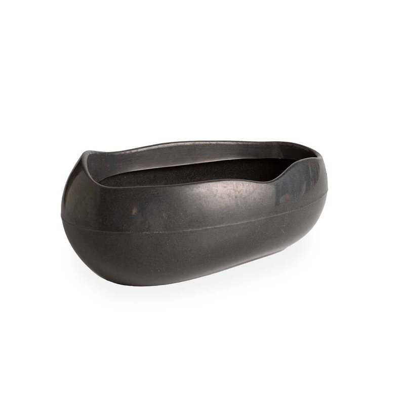 Pot à fleur en pierre Burmont, Noir