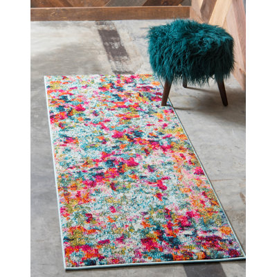 Hashimoto Washable Abstract Indoor Rug