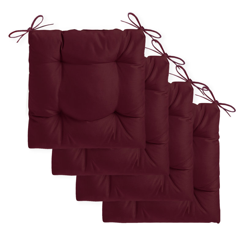 Indoor Seat Cushion, Burgundy