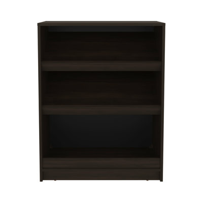 Shoe Rack With 3 - Tier Open Storage, Particle Board Built, Ideal For Bedroom, Displays Books, Decor Or Daily Stuff, 34.98 In Height, 14.14 Width, 27.17 Depth Storage Space, Construction Style, Shows