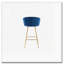 Ensemble de 26 tabourets de bar 26 po avec repose-pieds en velours chromé et tabouret de bar doré-798848565-798848561