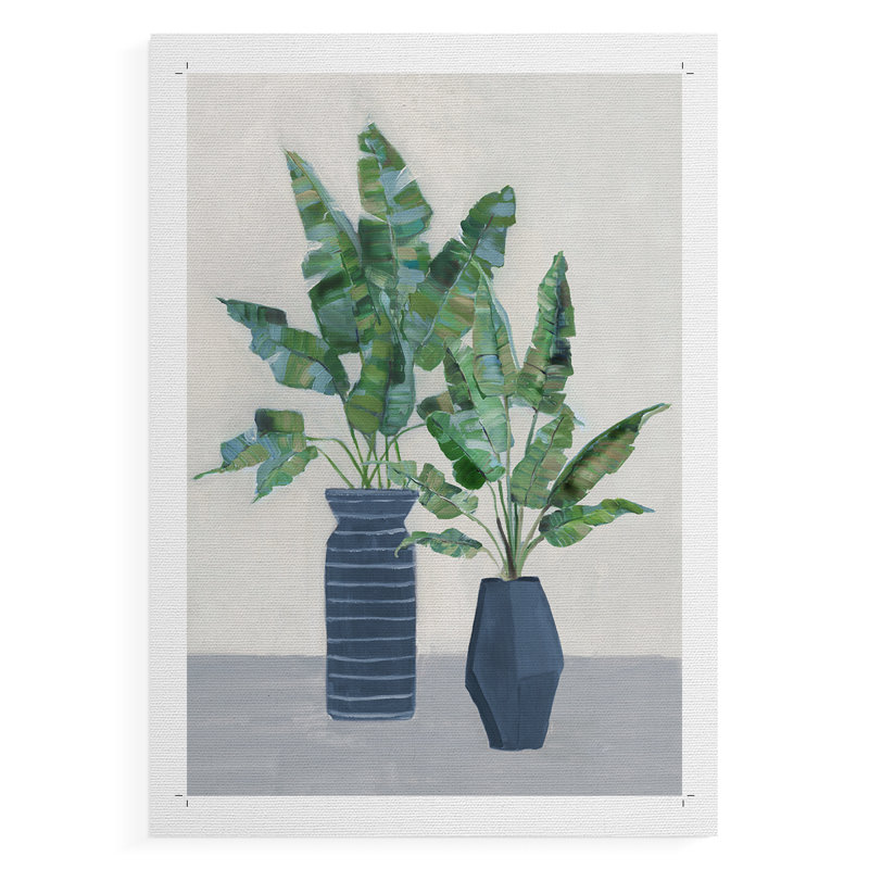 Palmier - impression sur toile seulement - non encadré, H 36 po x l 24 po