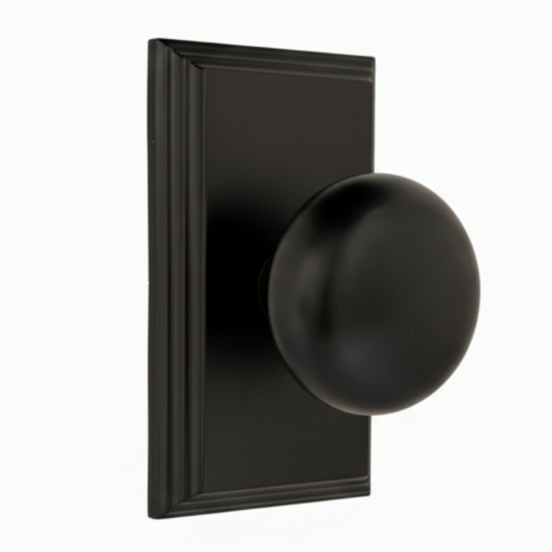 Bouton de porte privée Impresa, Noir