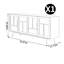 Meuble télé en rotin de style américain-106219134