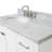 Cambridge 43'' Single Bathroom Vanity with Carrara Marble Top-629651018