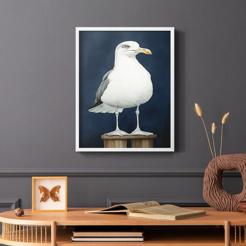 NAUTICAL Series CXLII - Impression encadrée de qualité supérieure - Prêt à être accroché - Aucun clou requis, Blanc / Blanc