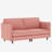 Dillon Fabric Upholstered 2-Seater Sofa