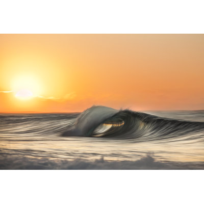 Perfect Ocean Wave - Wrapped Canvas Print