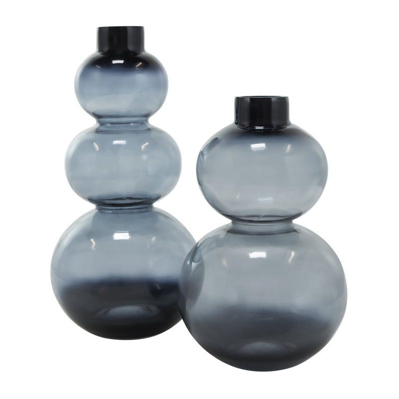 Vase de table en verre Evaline