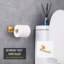 Porte-papier hygiénique doré en acier inoxydable, porte-papier hygiénique mural antirouille pour salle de bain