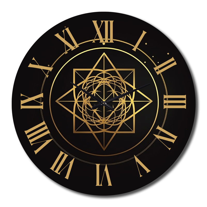 Horloge murale Gold, H 36 po x l 36 po
