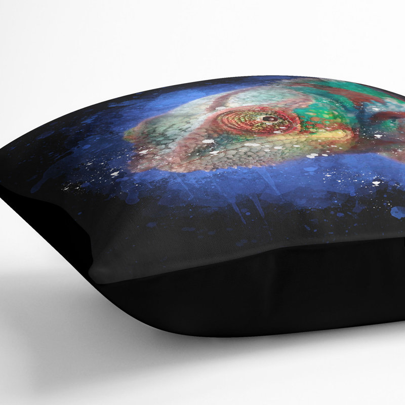 Square Throw Cushion, 40cm H x 40cm W x 15cm D, Black