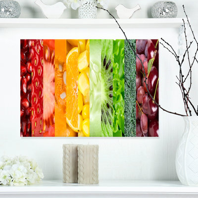 " Fruits, Berries And Vegie Collage "