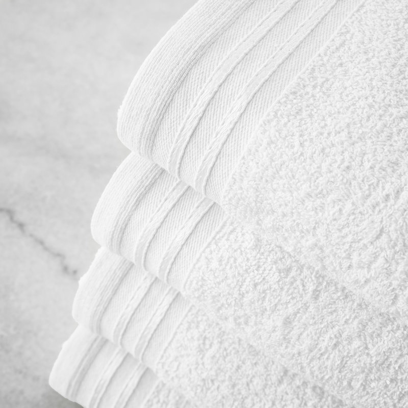 Lazayah Midweight Bath Sheet, White