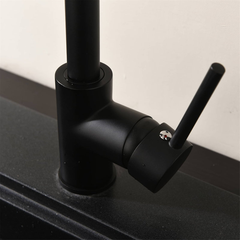 Cinkeen Xiao Kitchen Faucet, Black