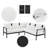 Armando 77.5'' Wide Triangle Aluminum Patio Sectional with Sunbrella® Cushions-958515229-965413235
