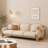 Living Room Log Straight Couch