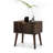 Vintage Wood Bedside Table With Drawer-1962821540