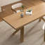 Table de salle à manger simple et moderne en bois massif-923818583