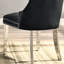 Fauteuil à oreilles 20,79 po en velours capitonné