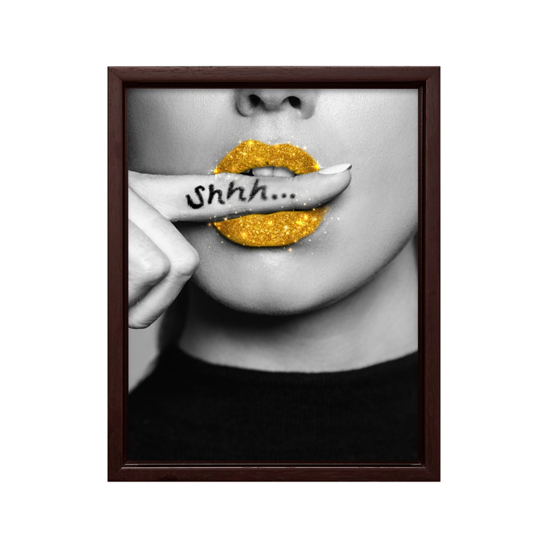 Doigt mordant No2, Canvas, White Framed, 16"H x 20"W