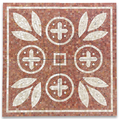 11" x 11" Marble Mosaic Wall & Floor Tile