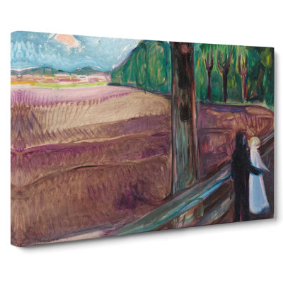 CAN1855CAN Summer Night By Edvard Munch - Wrapped Canvas