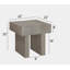 Table de bout de style contemporain 1pc