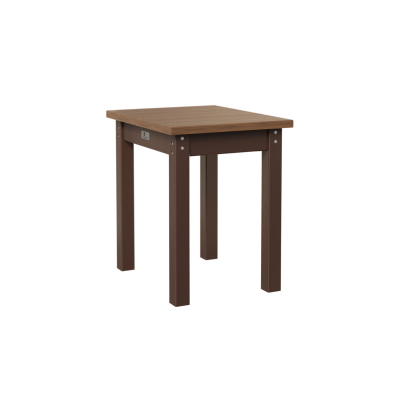 Berlin Gardens Economy End Table, Chocolate Brown, Antique Mahogany