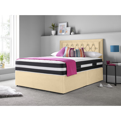 Marsing Upholstered Divan Bed with Mattress