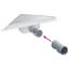 2 In 1 Triangle Shower Drain Silver Stainless Steel 304 Modern Corner